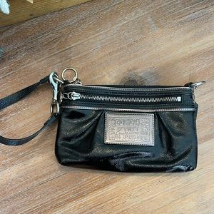 Black Coach Wristlet